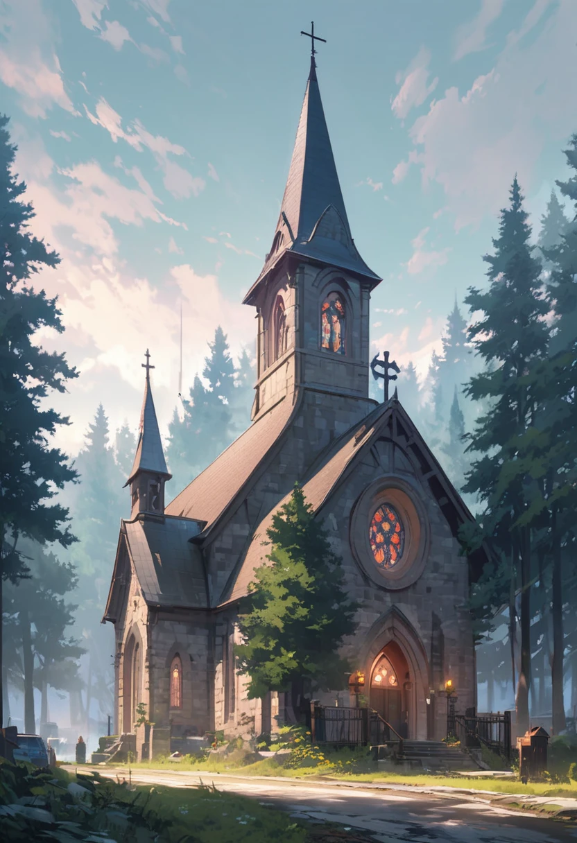 church in the forest