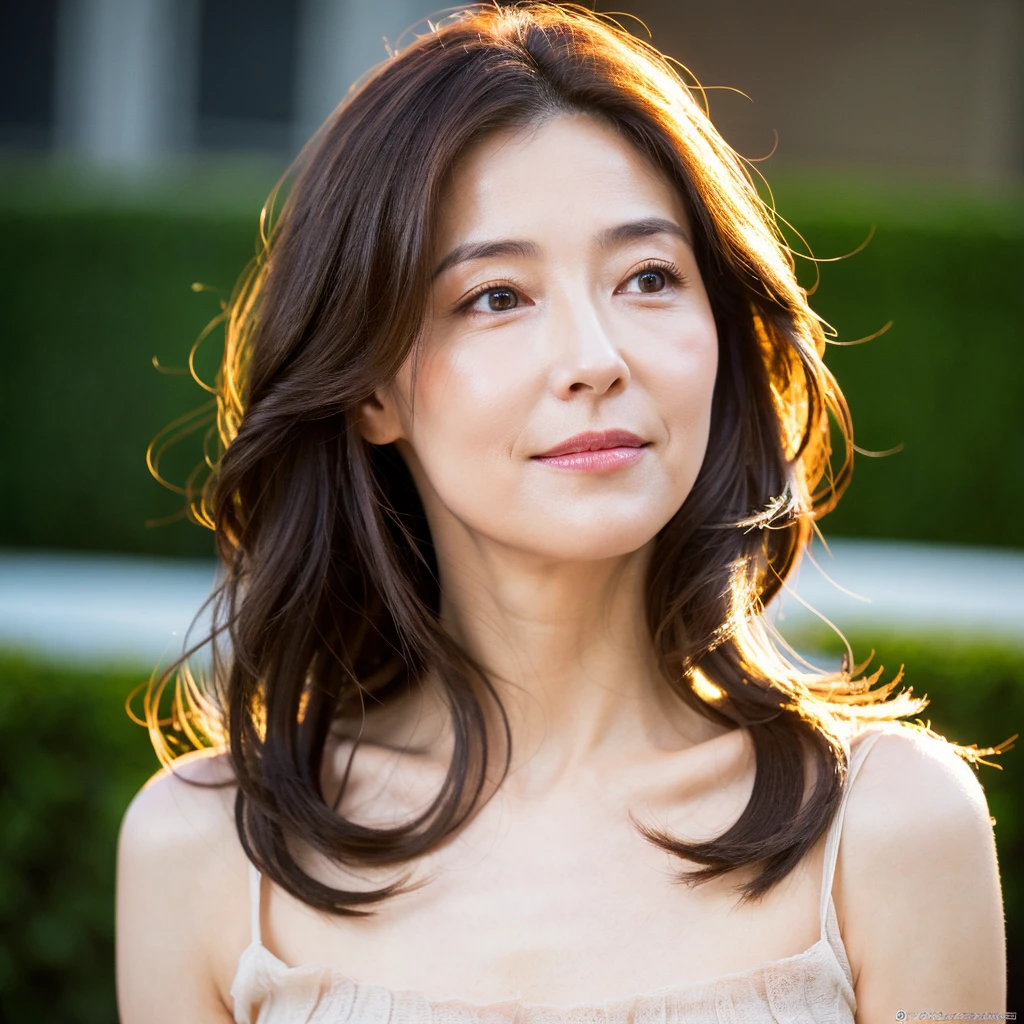 Beautiful mature woman with wavy long hair, Mature Woman, Ultra-high resolution,(Realistic:1.4), ((highest quality)), ((masterpiece)), (be familiar with),