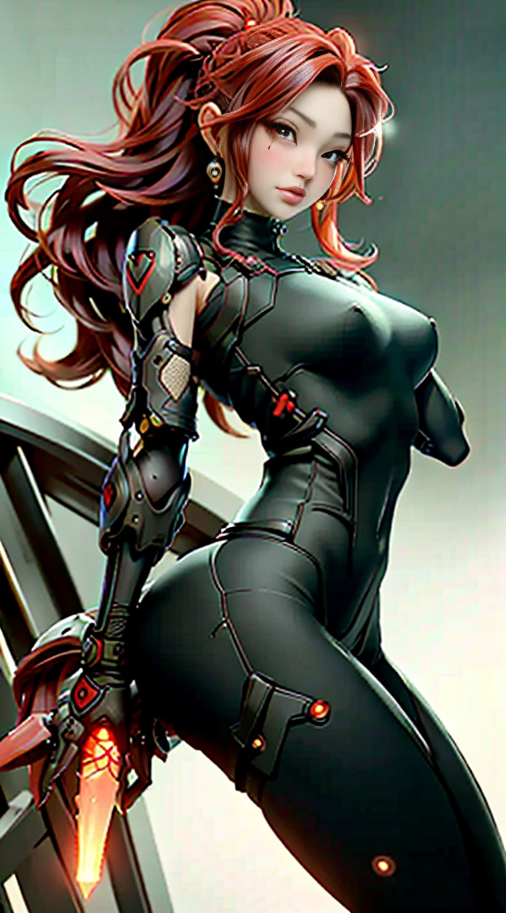 score_9, score_8_up, score_7_up, rating_explicit, (best quality:1.4), (masterpiece:1.4), ultra-detailed, intricate, very detailed, high resolution, realisticlying, hd, 8K, 1man, full body shot shot, humanoid robots, long legs, mechanical legs, dynamic poses, Extremely delicate mech, Glowing dark red LED part, extra very long hair, full bodyesbian, High-tech background, rim-light, scientific fiction, (Marek Okon:1.3), Mooncryptowow's midway style, psychedelia, The halo, nsfw