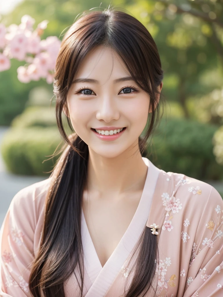 Japanese beauty、best quality,photorealistichigh-resolution,cute woman,beautiful detailed eyes,beautiful detailed lips,smiling,laughing,cute type,enjoy,Joyful smile,magic moment,looking at the camera、Delicate system、happy look、dimples that stand out