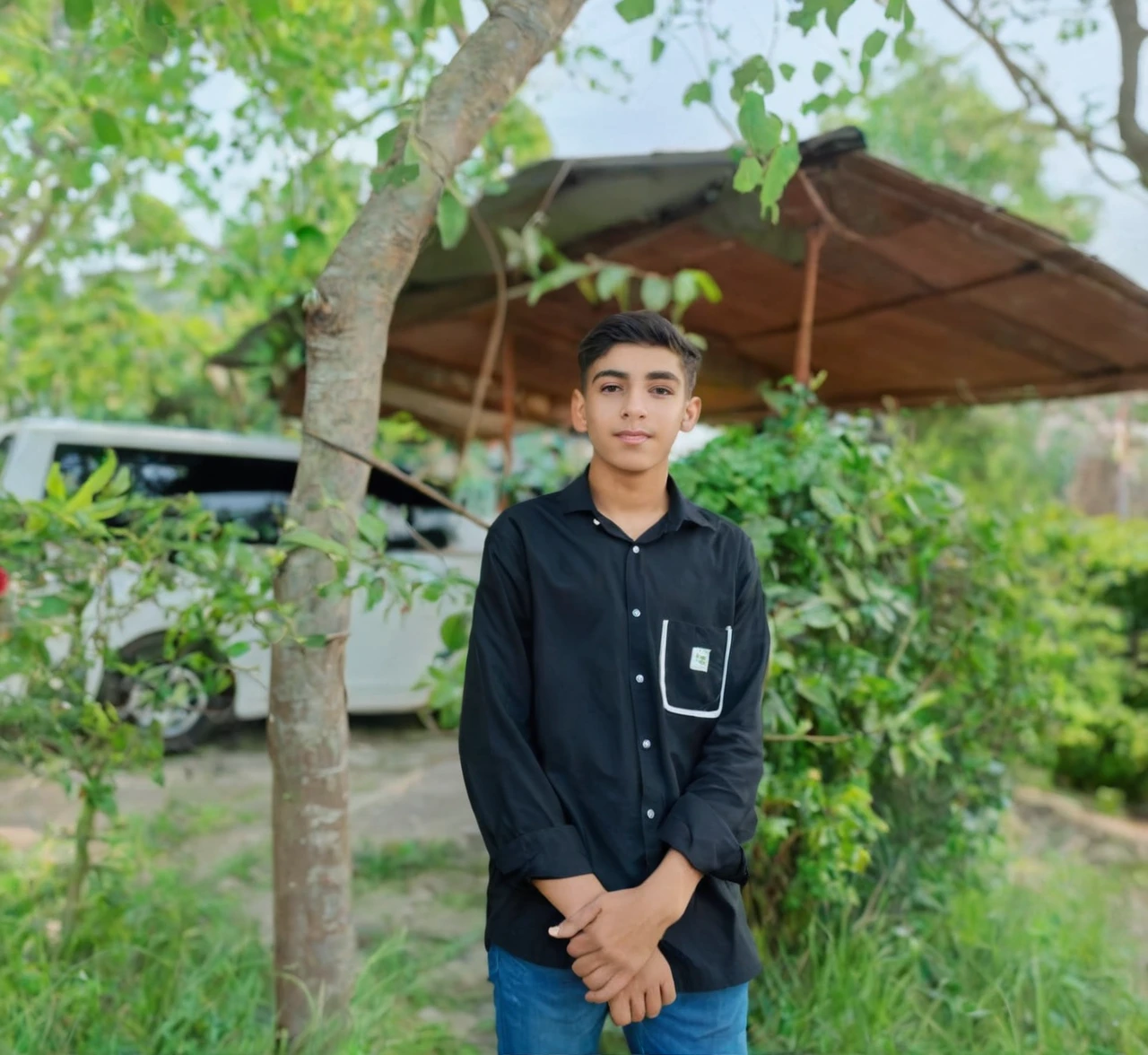 18 years old smart boy. 