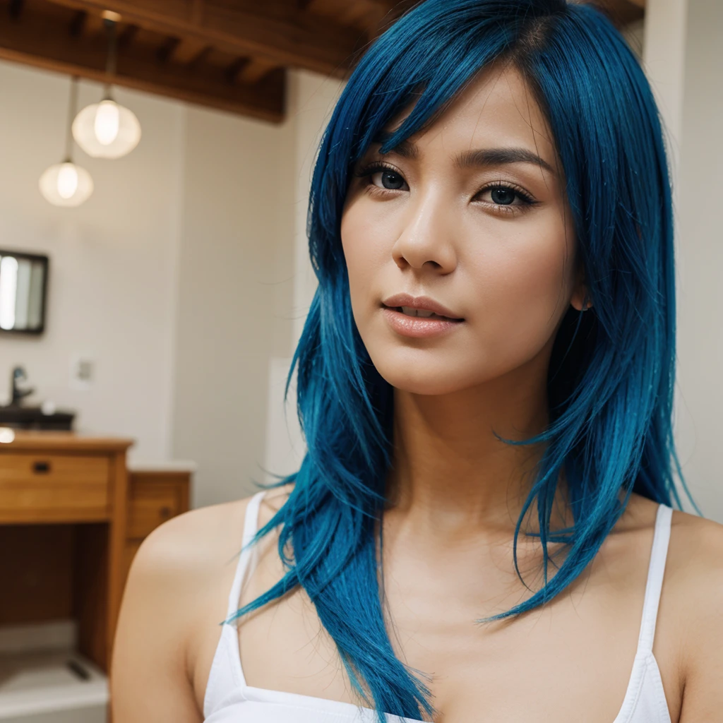 Blue hair