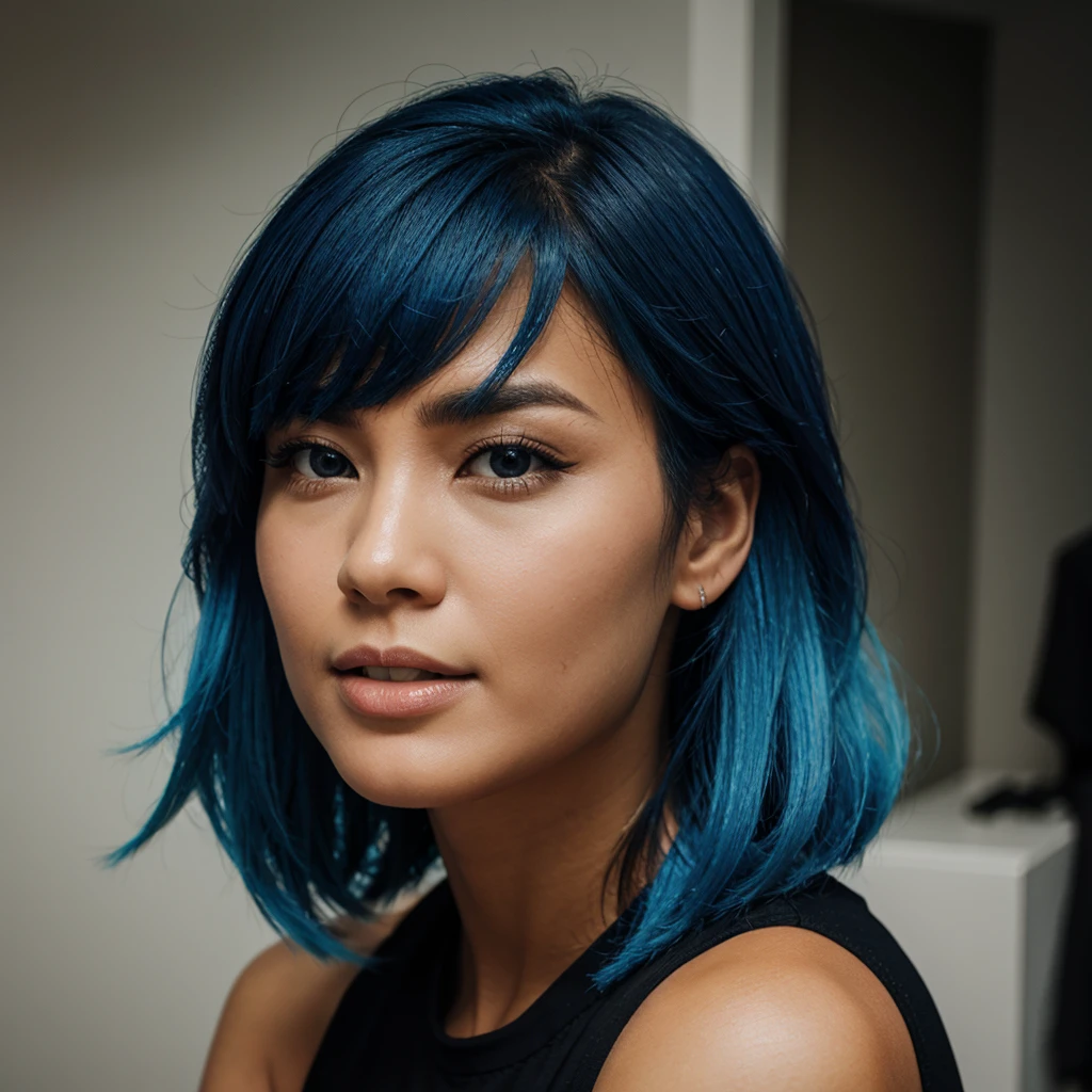 Blue hair