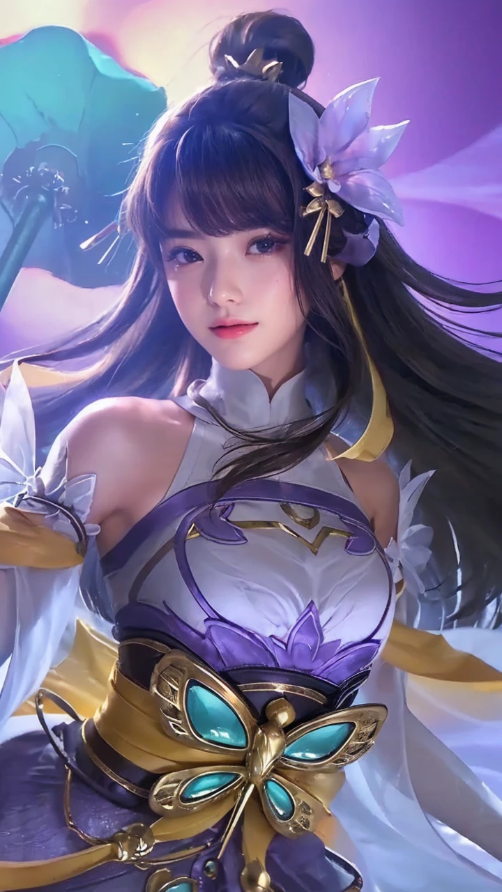 ((Realistic lighting, top quality, 8K, Masterpiece: 1.3)), Clear Focus: 1.2, 1 girl, Perfect Body Beauty: 1.4, Slim Abs: 1.1, ((Dark Brown Hair, Big: 1.3)), (Accelerate: 1.4), (Outdoor, Night: 1.1), Street, Ultra Slender Face, Fine Eyes, Double Eyelids, Exposed Cleavage, Incredibly Absurd, Messy Hair, Floating Hair,
