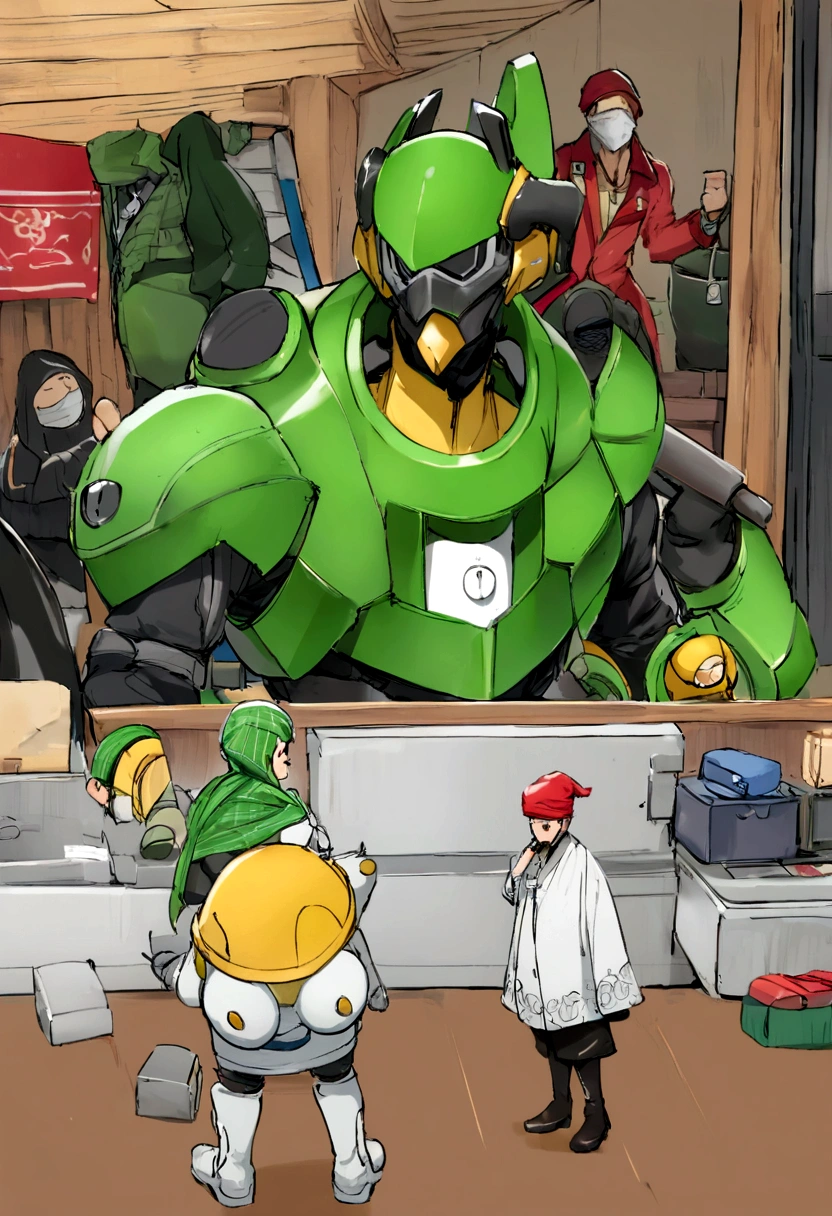 entregador de farmacia, roupas vermelha, moto, caixa de remedio, fundo verde