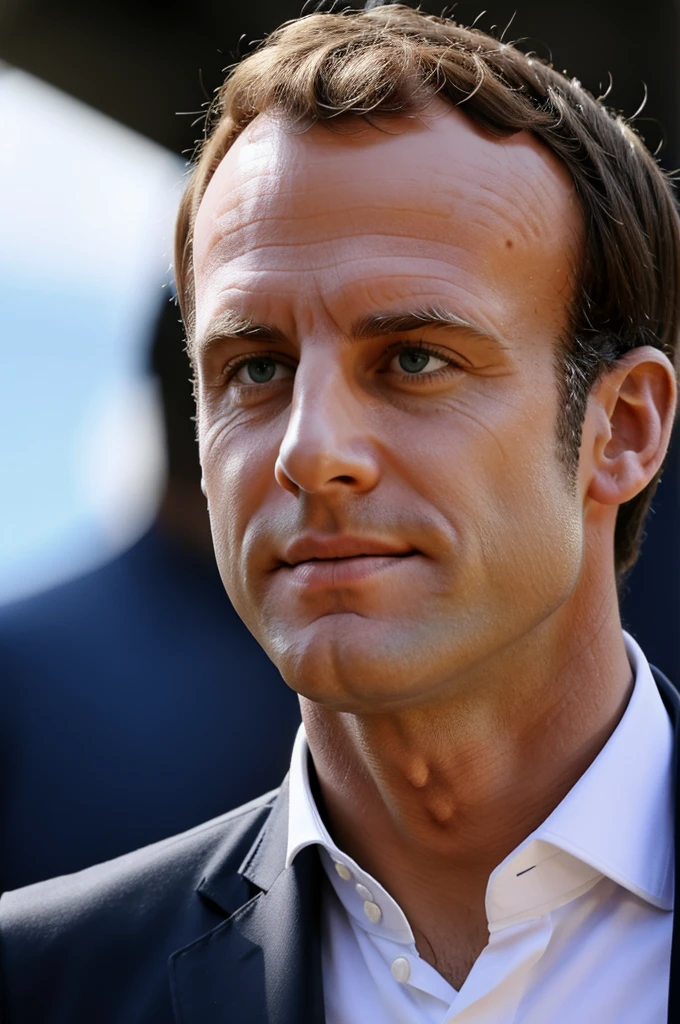 President macron france autentique avec le mit ecrit 49.3 en gros 49.3 hud script style uban manifestation france fight with cops