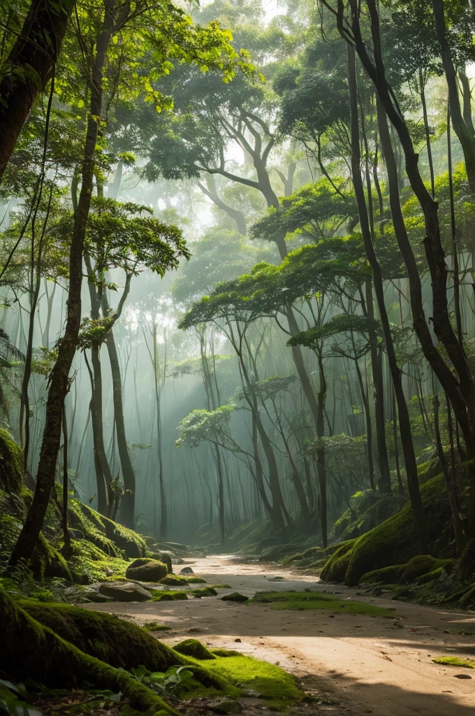 sloth landscape forest