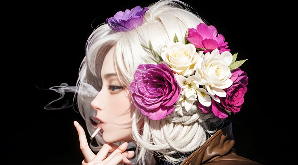 cigarette with smoke