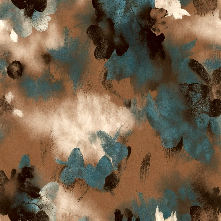 Create a watercolor print pattern background in light pale sepia tones with little stars.