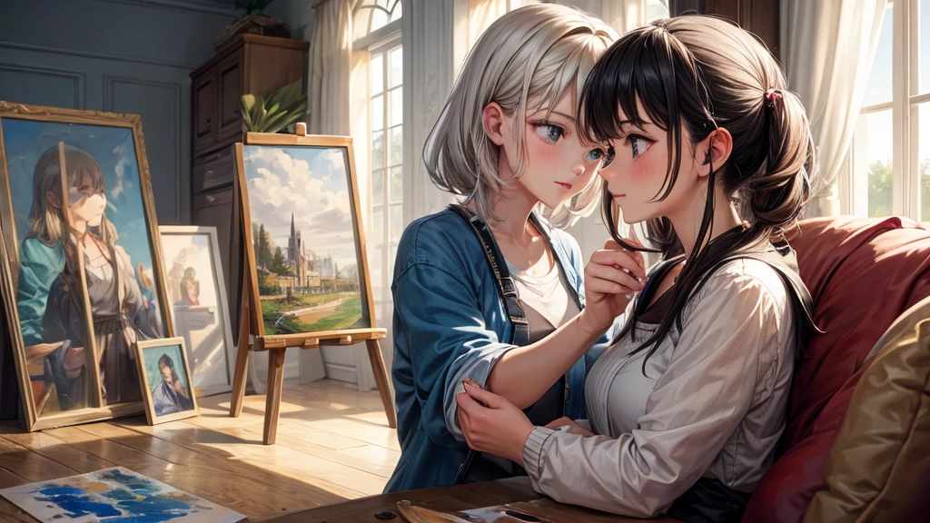 une peinture d'a mountain village surrounded by mountains and clouds, ville chinoise de rêve, Ross Tran. scenic background, paysage de la ville antique, fond d'screen incroyable, beau rendu de la dynastie Tang, ville forteresse de montagne, cyberpunk chinese ancient castle, High quality 8K detailed art, village chinois, Fantaisie chinoise, highly detailed fantasy art, ville japonaise, art conceptuel traditionnel japonais, beau fond d'screen