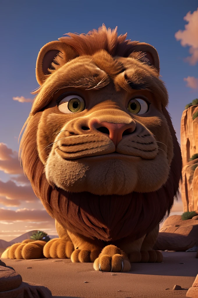 muscular lion, giant muscular lion, lion with gigantic biceps, fairytale style, fantasy animal, (best quality,4k,8k,highres,masterpiece:1.2),ultra-detailed,(realistic,photorealistic,photo-realistic:1.37),extremely detailed musculature, extremely detailed facial features, beautiful detailed eyes, beautiful detailed nose, beautiful detailed mouth, intricate details, cinematic lighting, dramatic lighting, vibrant colors, cinematic composition, epic scale