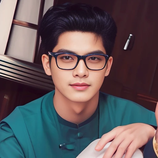 Araffe was dressed in a red and gold uniform and sunglasses., Order of Akira, According to the style of paying homage to the family, Inspiration from Ding Guan Peng, Inspired by Ding Yunpeng, Godfather Khan, emperor, Inspired by Guo Xi, in the style of sifu ปรมาจารย์, Like Andy Lau., in the form of a call price