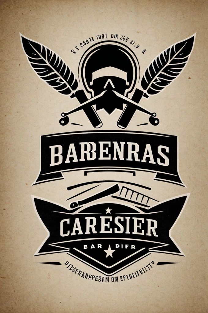 create a logo for a barbershop