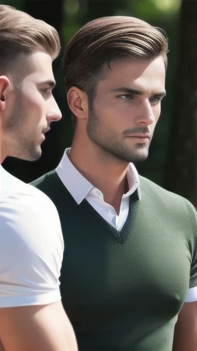a group of germans male gathered together, focus on the face.
