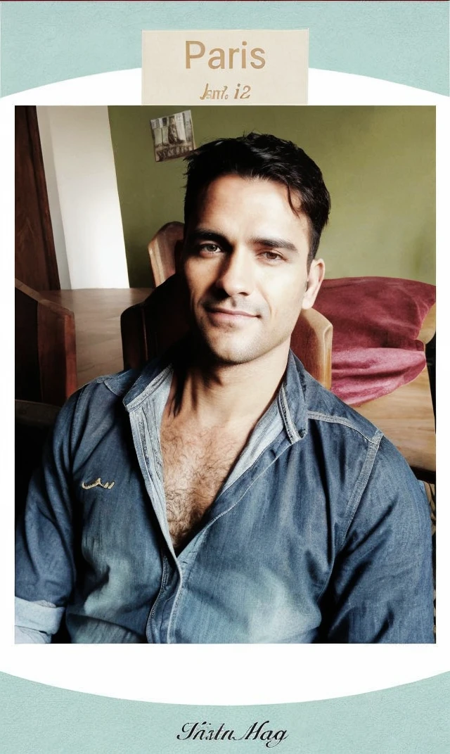 handsome brunette man late 30s headshot