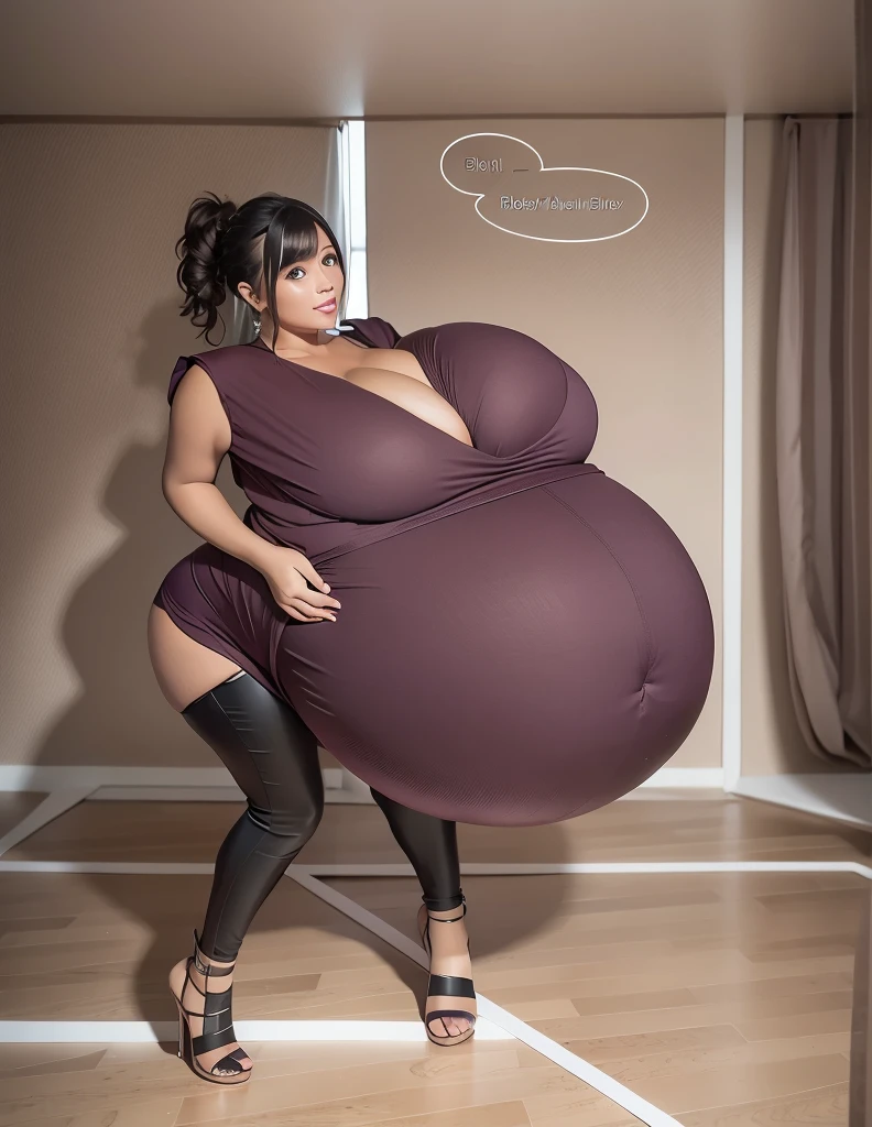 Largest Baby Bump During pregnancy, Biggest Breast, Big During pregnancy Belly, Big pregnant woman, Biggest pregnant belly, Beautiful woman, Beautiful Face, During pregnancy, Long Hair, Black Hair, Realistic, Super detailed, Large Breasts