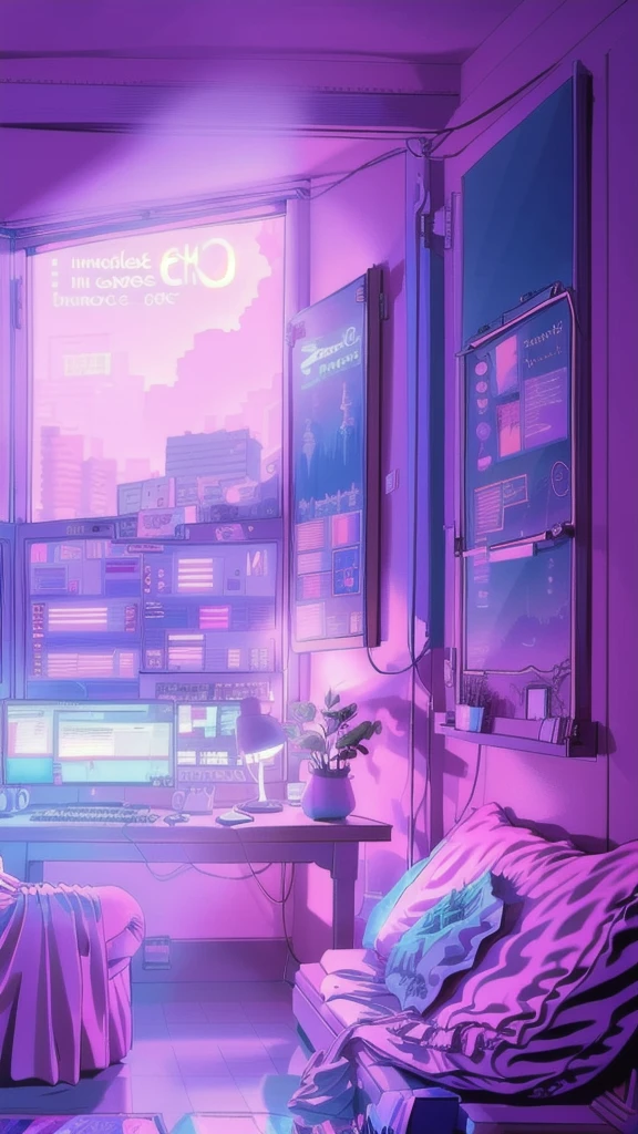 pink theme, style anime, computer, living room, in the computer screen is chart stock night light , (Highly detailed:1.2), (warm light:1.2), masterpiece, ultra realistic,32k, extremely detailed CG unity 8k wallpaper, best quality (masterpiece,best quality:1.5)