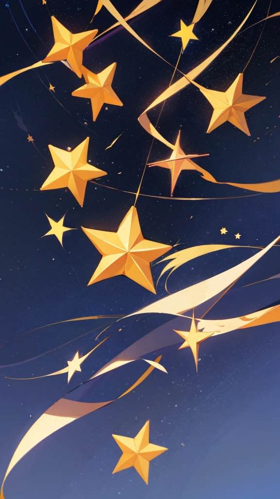 Background with vector icons of stars, scattered
