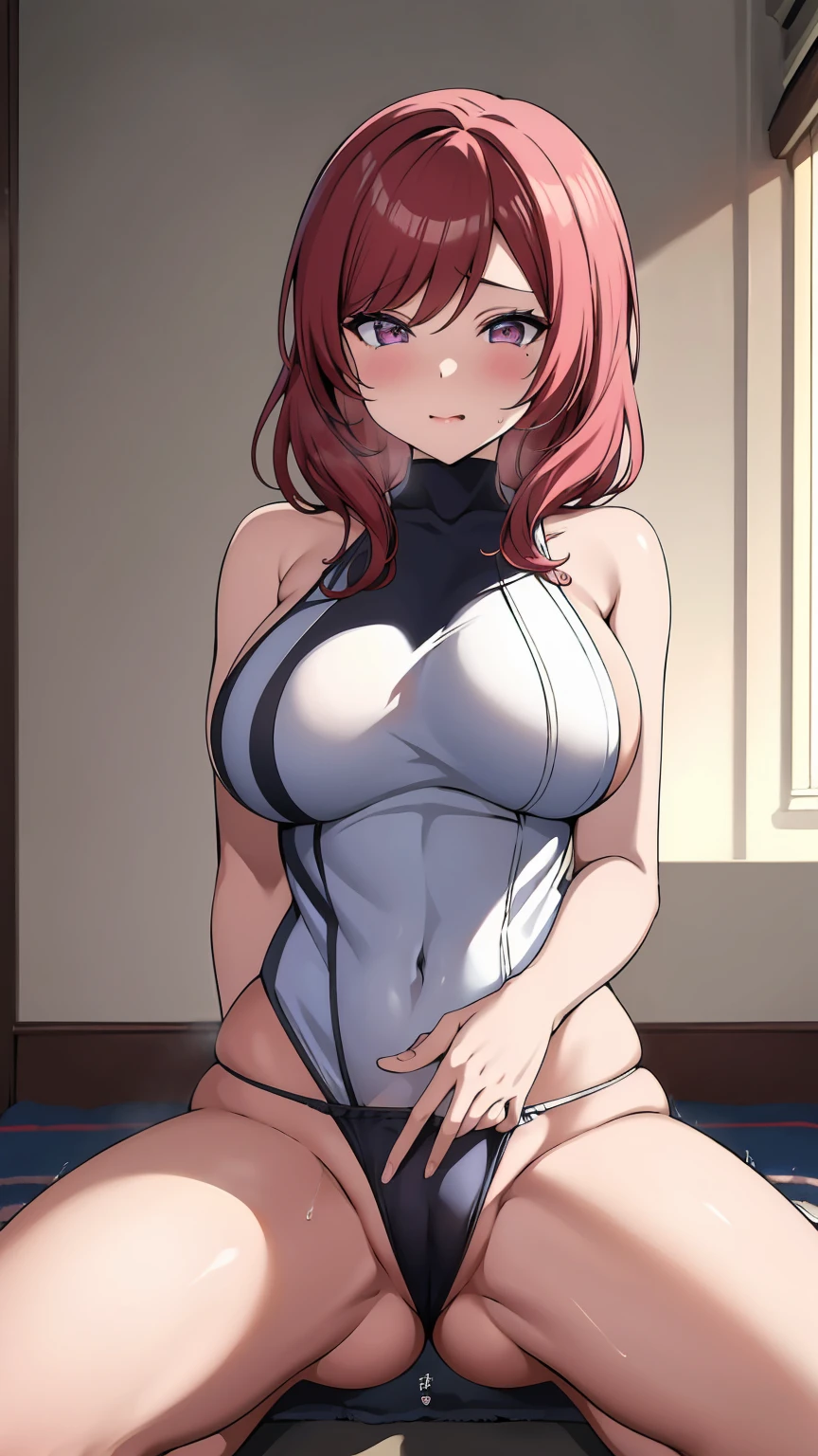 Maki Nishikino.、Best image quality、High resolution、masterpiece、super high quality、Spread your legs wide、panties、big 、Ahegao、pantiesを見せる、pantiesのクローズアップ、In underwear、Proud face、very big breasts、Squint your eyes、Cowboy Shot、Low - Angle、Take off、Sexy pose、Blushing、4K quality、Local Close-up、Ahegao、lingerie、Spread your legs、Accentuate the crotch、big ass、Zoom in on the lower body、彼女はSpread your legs wide、Spread your legs、Last、Black knee socks with stripes、Very naughty pose、Exposed breasts and clitoris、Bitch、Show me your lower body、Please sit down、My crotch is wet with love juice、Sexy Face、orgasm、Shooting from directly below、Feeling Face、Surprised expression、Out-of-the-ordinary big ass、Voluptuous thighs