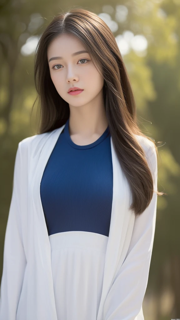 ((Best quality，High Detail，Focus accurately，masterpiece:1.5)), Full body image，18 years old perfect girl，Spandex bodysuit，Exquisite appearance，Clear facial details，Long hair，Perfect body