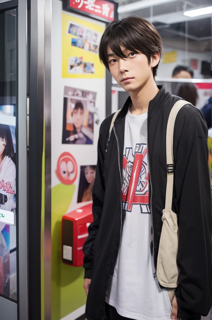 Japanese JK, lots of exposure Purikura