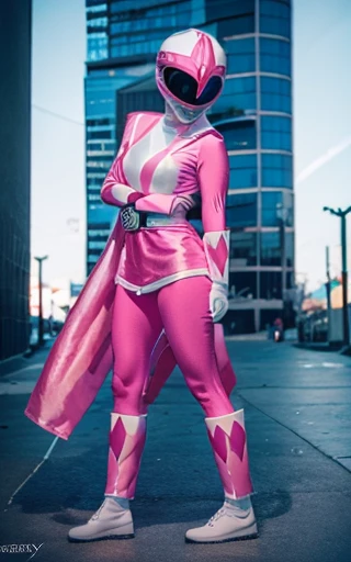 (best image quality:1.2), (super high resolution:1.2), (fidelity:1.4), pink ranger 