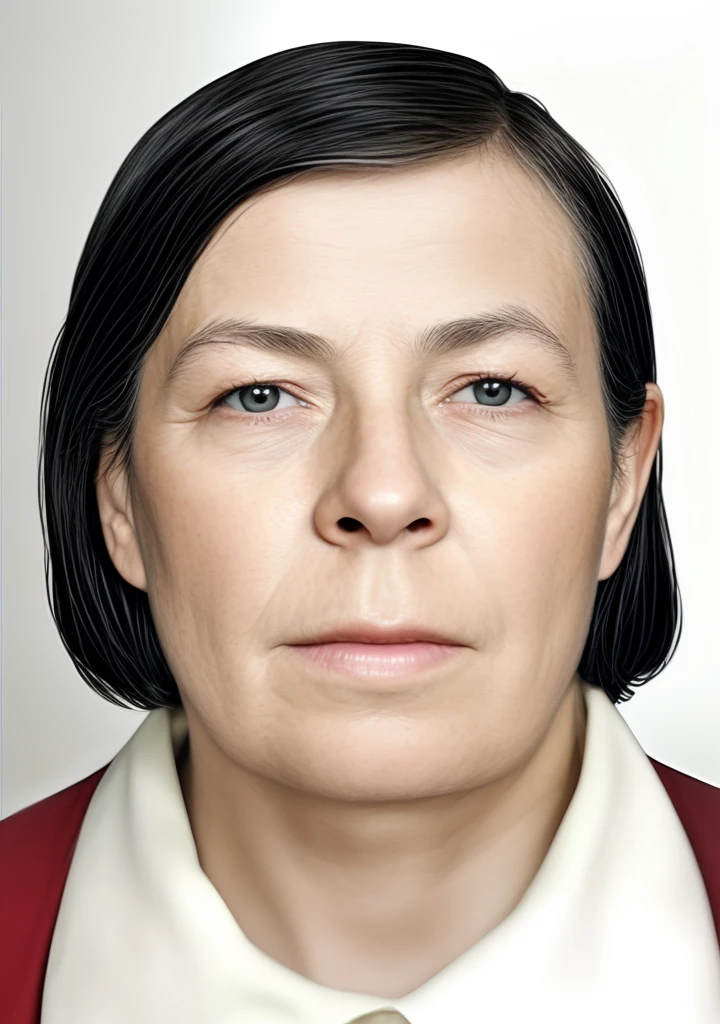 Photograph of a woman, Female 55 years old, Wrinkles on the face, protruding hair, pores, detailed glossy eyes, specular lighting, dslr, ultra quality. sharp focus, tack sharp, dof, film grain, Fujifilm XT3, crystal clear,