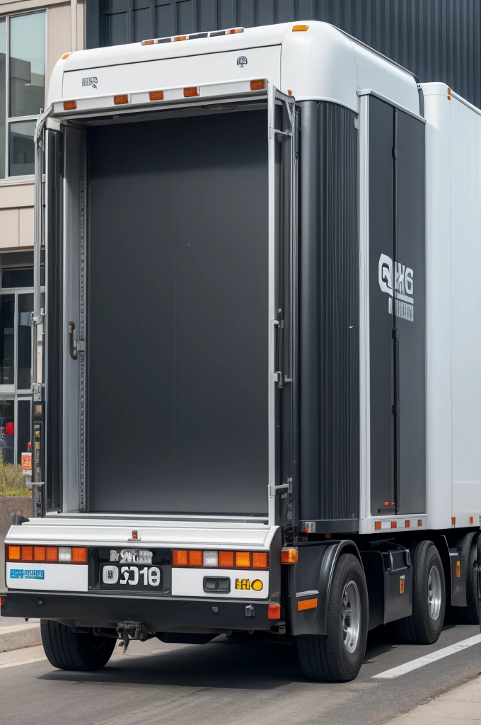 Truck with QR code lock