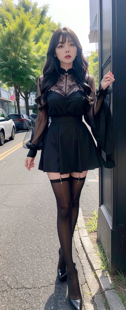 Very detailed、Attractive beauty、Beautiful woman、Cool girl、Wavy Hair、Black Dress、Black Pantyhose、evil女性幹部、evil堕落、brainwashing、Lace fabric、Shining Legs、Black lipstick、evil表情、Suspicious look、Hollow Eyes、evil、Reaching out、Please raise your hand、At church 、Palms facing forward、Purple Lipstick、meanwhile Very detailed、Attractive beauty、Beautiful woman、Cool girl、Wavy Hair、Wide sleeves、flare skirt、Black Pantyhose、evil女性幹部、evil堕落、brainwashing、Lace fabric、Shining Legs、Black lipstick、evil表情、Suspicious look、Hollow Eyes、evil、Reaching out、Please raise your hand、At church、Palms facing forward、Purple Lipstick、meanwhile、Legs are too long、