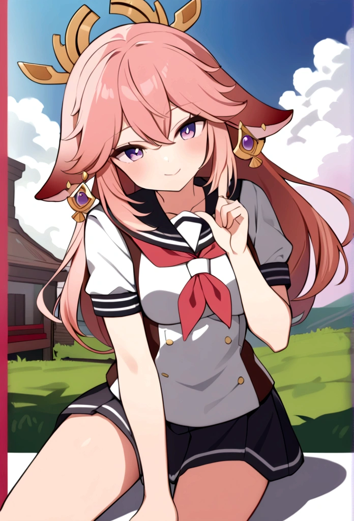 Yae Miko Female Sailor Uniform