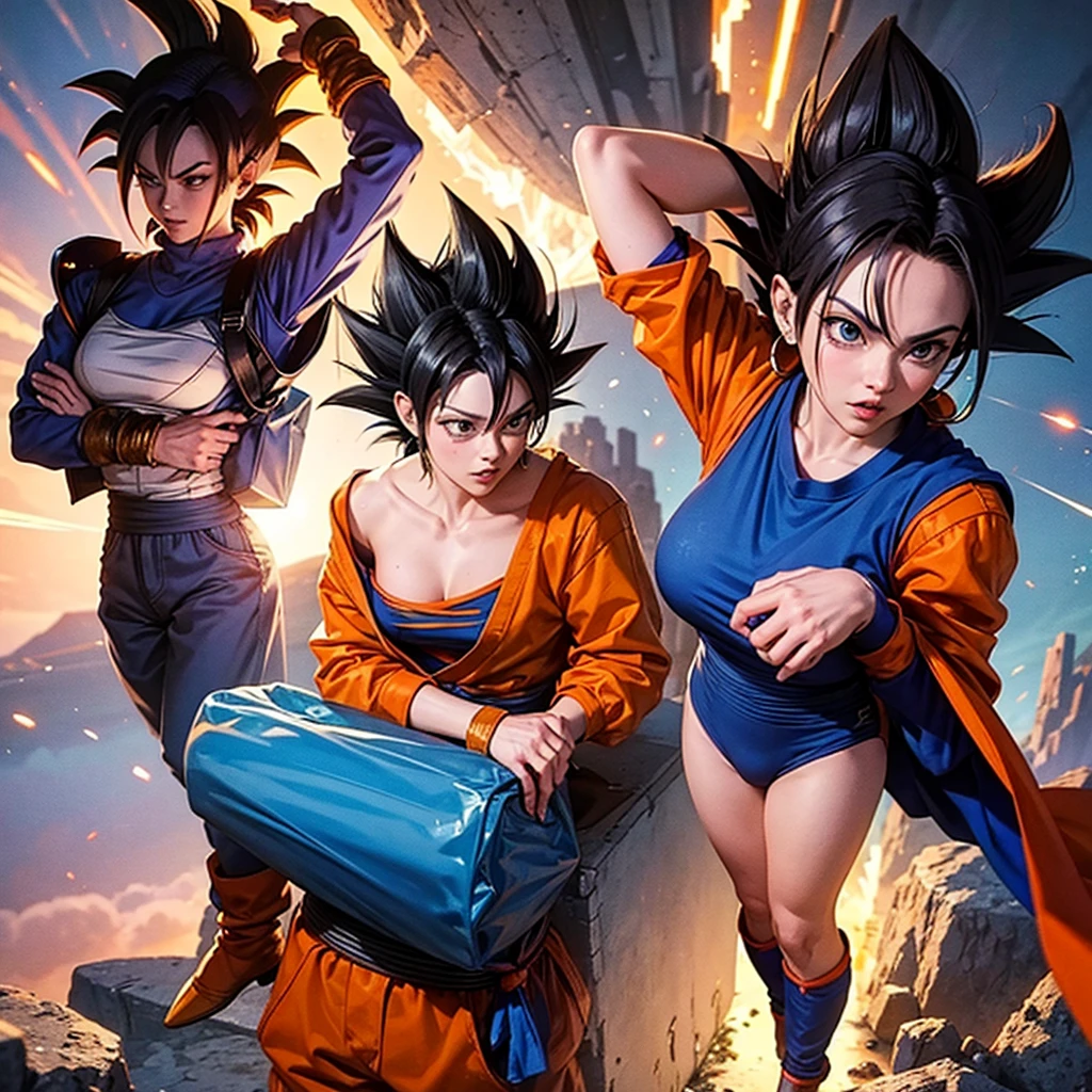 Perfil de goku e vegeta