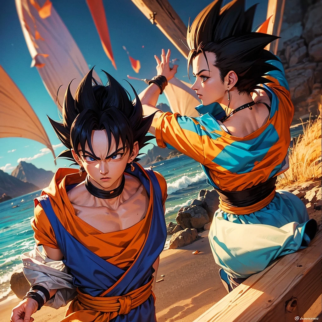Perfil de goku e vegeta