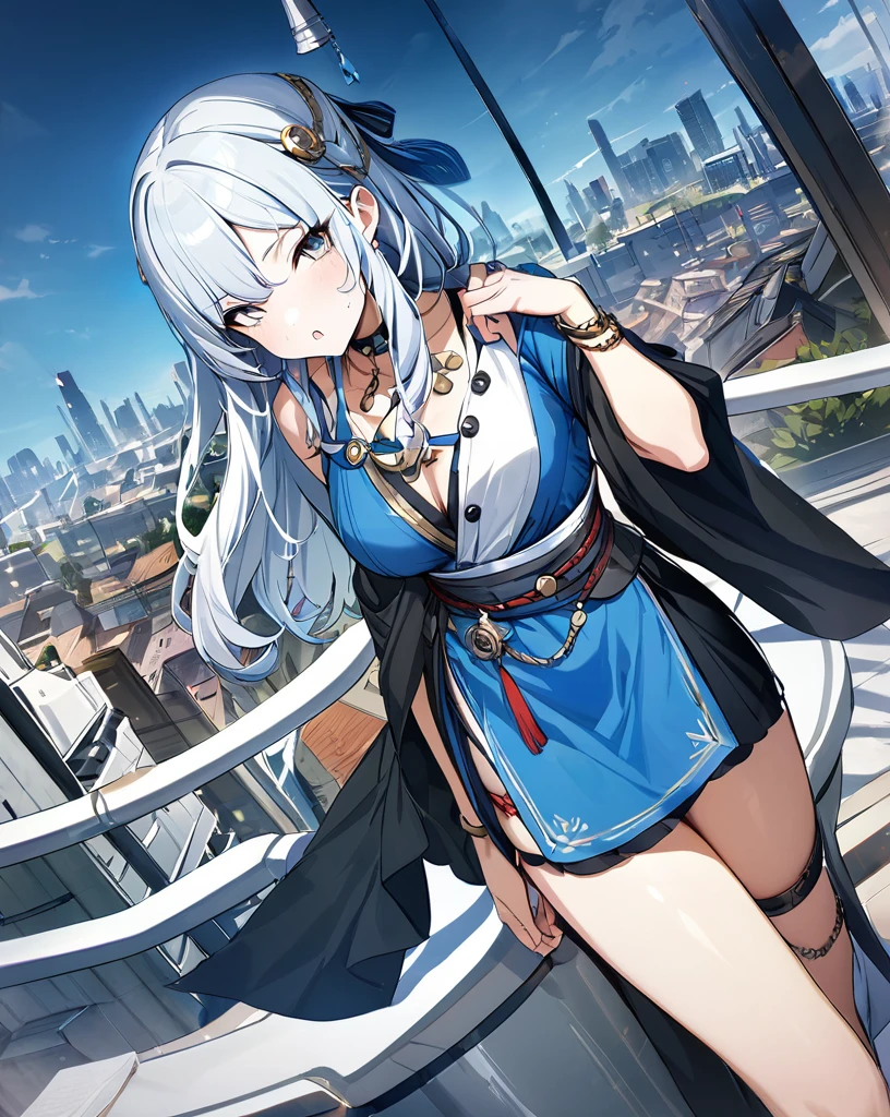 masterpiece, best quality, slave of wisdom, city landscape