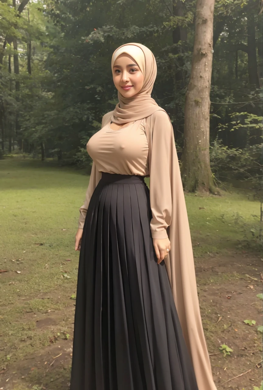 Hijab big breast realistic, bigtits