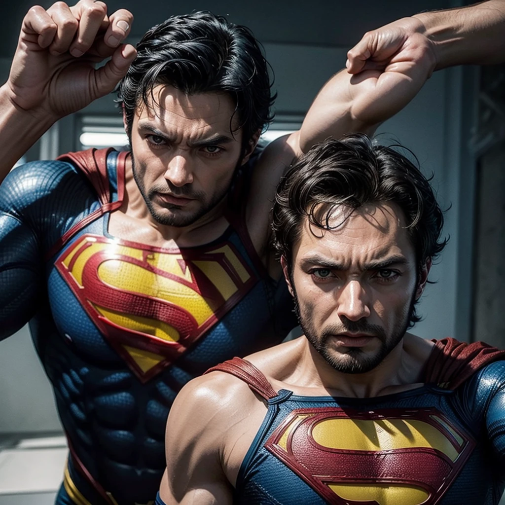 Fusao do superman com wolverine