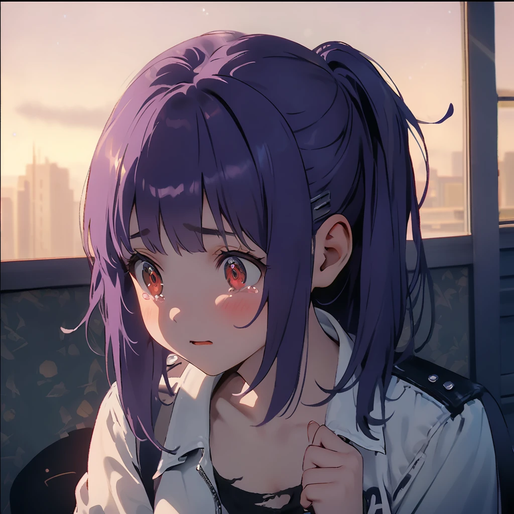 2d,female\(cute,kawaii,age of 12,crying,confused\((very small galaxy circling around head:0.5)\),floating hair,(violet hair:1),pale skin, eyes shining,(big eyes),(ripped clothes:1.5),tight tube top,(breast:1.4),tight hot pants,(stomach shown:0.6),(punk fashion:1.4),(ripped black short jacket:1.4),fluffy black cat-ear,better hands,Perfect Hands,full body,(bright white @_@:1.8)\) is detention and taking a exam in the front of the mad teacher, BREAK ,at the college room,[chibi:1.4],[nsfw:2.0],quality\(8k,wallpaper of extremely detailed CG unit, ​masterpiece,hight resolution,top-quality,top-quality real texture skin,hyper realisitic,increase the resolution,RAW photos,best qualtiy,highly detailed,the wallpaper/),dynamic angle,[nsfw:0.8],