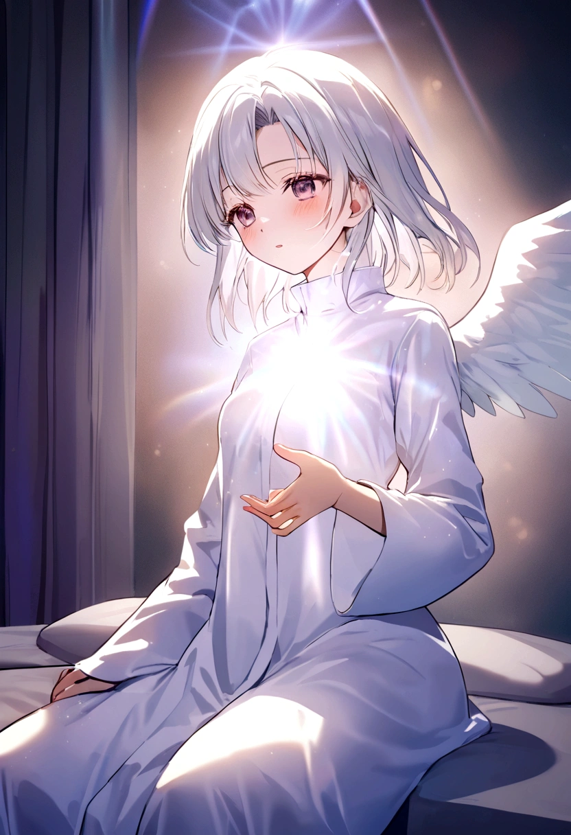 angel healing a sick person with reiki healing method, reiki healing light, reiki angel, reiki light
