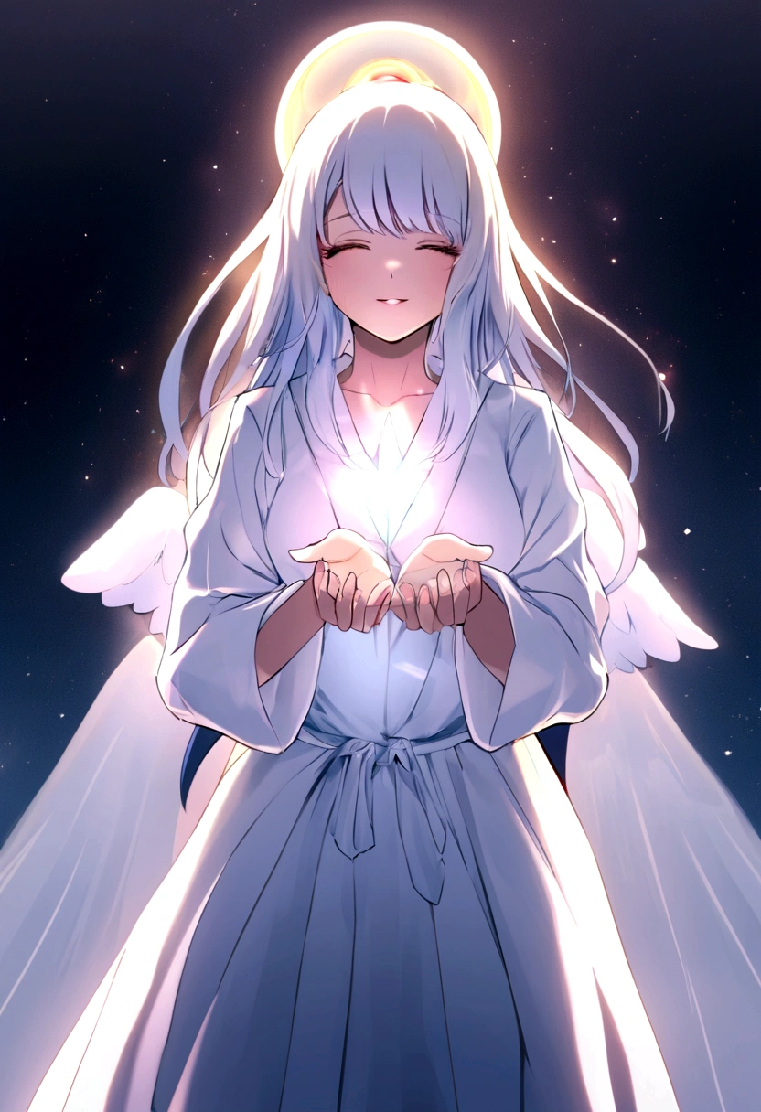 angel healing a sick person with reiki healing method, reiki healing light, reiki angel, reiki light
