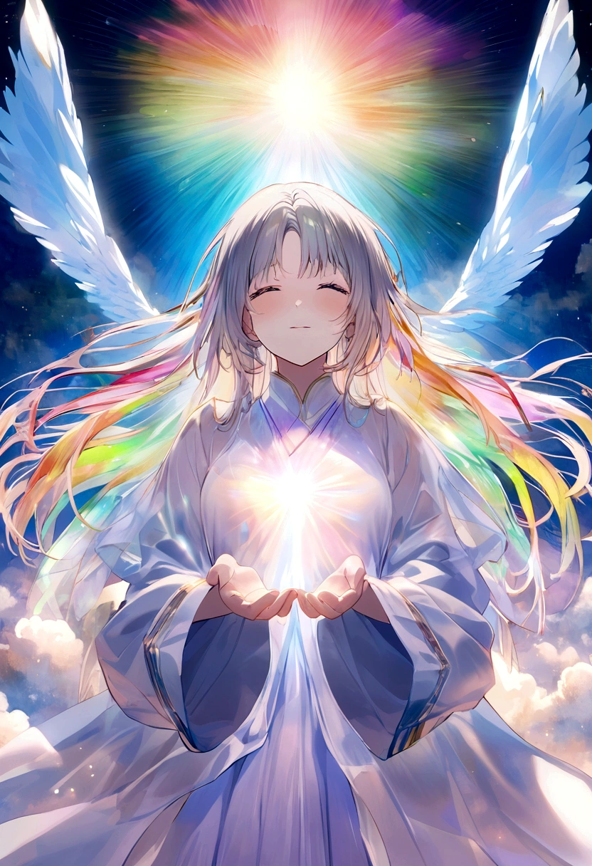 angel healing a sick person with reiki healing method, reiki healing light, reiki angel, reiki light