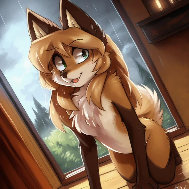 by fluff-kevlar, by Zackary911, by Kenket, by Kilinah, by fluff-kevlar, averi, fox girl, medium chest, night, raining, lighting, wet fur, sexy, sensual, detailed, uploaded to e621, beautiful and detailed portrait of an anthropomorphic vixen ((woman))), uploaded to e621, movie lighting, (detailed averi), (detailed lighting), (detailed fur), (detailed breasts), (detailed skin), BREAK, wheat field, tree, (cinematic lighting), ((detailed background)), ((depth of field)), (half body shadow), ((looking at viewer)), (medium-angle view), ((three-quarter view)), [backlighting], [detailed ambient light], [natural window lighting], [ambient light on the belly], [realistic proportions], [explicit content, adult, nsfw], [sharp focus], (questionable content), (shaded), (hi res), ((masterpiece)), half-closed eyes, bent over, leaning forward