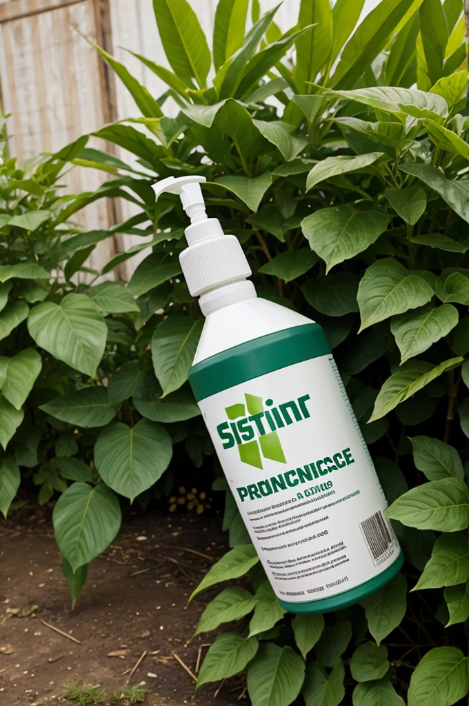 Pesticides bottle