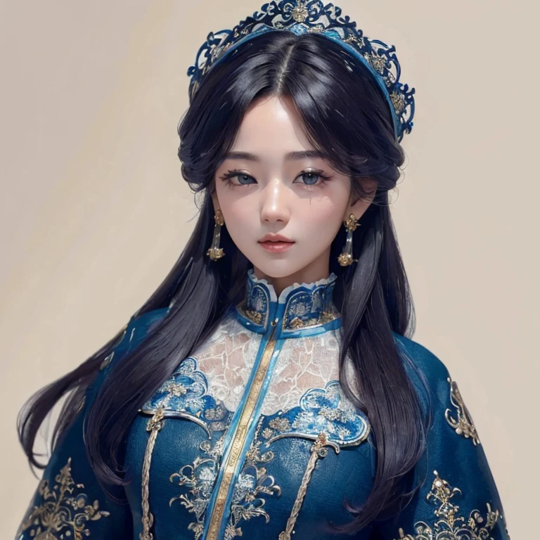   ((Top quality, 8K, masterpiece:1.3)) , Intricate details, Jiang&#39;s Girls Clothing, Female in her 20s, dressed as a jiangshi, (Paper amulet on forehead:1.6), Solitary, (Sinister atmosphere), (bundle), (((Detailed picture of Jiang girl wearing yellow cloth on her head))), (Creepy pose:1.1), (Spooky lights), (Huge breasts: 1.5),(((Full and soft breasts,)))(((Large Breasts))) (((Cleavage))), beauty