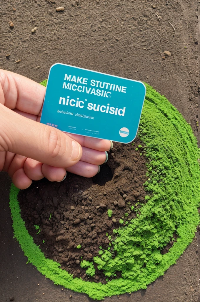 Make a sticker humic acid based biostimulationt