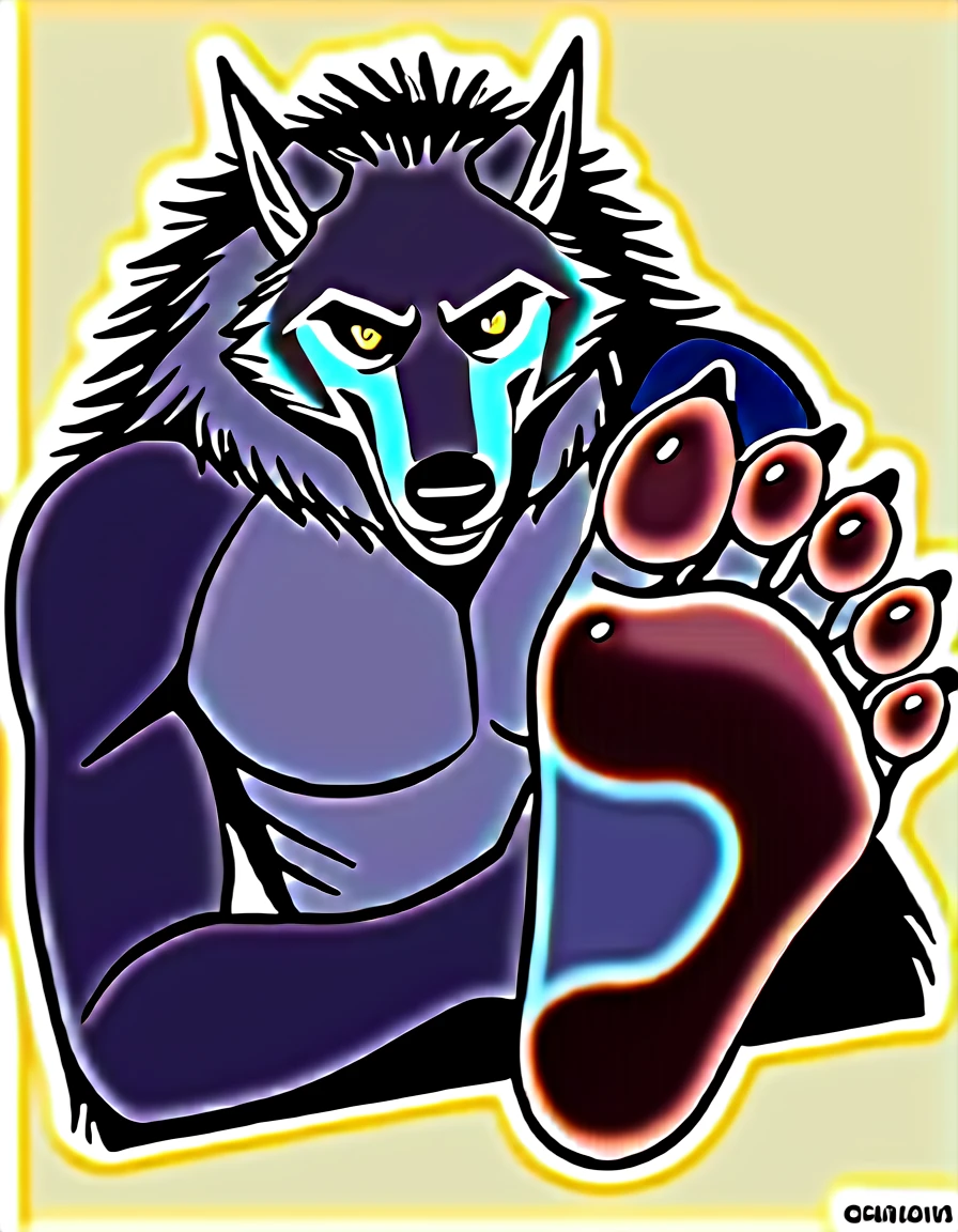 score_9,score_8_up,score_7_up,score_6_up,score_5_up,score_4_up, solo anthro furry, ESO, (werewolf:1.5), gray fur, (masculine:1.3), (grey fur:1.3), black pupils, gold eyes, black sclera, (looking at viewer), (bedroom eyes), (smug), 5 fingers, 5 toes, ambiguous gender, solo, brown fur, brown body, feet, finger claws, fingers, foot fetish, foot focus, foot play, plantigrade, humanoid feet, footpads, soles, toe claws, toes, smile :3, non-euclidean sex, (stinky feet:1.3), (wet feet:1.3), (saliva string:1.3), (by clockhands, by chunie, by honovy), best quality, absurdres, highres, 8k, uhd, intricate details, highly detailed, Clear facial features, digital illustration, realistic shading, outline, detailed lines, detailed linework, proper anatomy