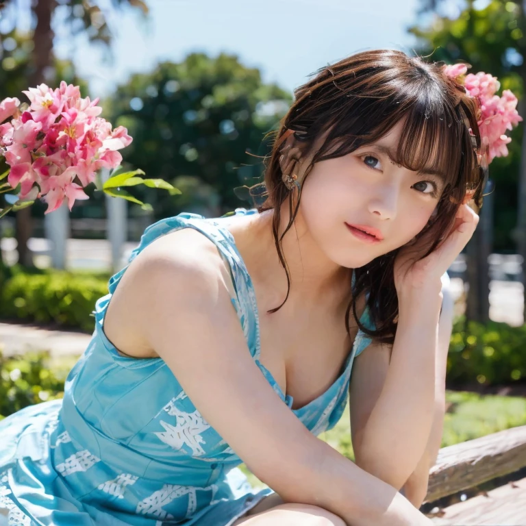 Arabian Asian woman sitting on a bench in a blue dress with flowers in her hair, Young Gravure Idol, A young and cute gravure idol, realistic Young Gravure Idol, Young Sensual Gravure Idol, Chiho, Yoshitomo Nara, Young and skinny gravure idol, A sophisticated gravure idol, yasumoto oka japanese goddess, Beautiful face with arms and legs, Smooth white tight clothing suit, Milky skin, Dressed in white, Yoshitomo Nara, reluvy5213, sakimichan, Sitting on stage with legs apart，There is a woman in ecstasy after a bed scene., A young and cute gravure idol, realistic Young Gravure Idol, Young Gravure Idol, Young and skinny gravure idol, Cute Core, Young Sensual Gravure Idol, Young and pretty girl, Chiho, sakimichan, Yoshitomo Nara，The face is definitely Lora，The sheer, see-through idol costumes mean that the nipples are visible.，chest元を魅せる，I masturbate and detoxify，Beautiful female body，Changes made possible by photography，chest，tits，Protruding nipples，lingerie，Bare legs，Sweaty body，High leg，Holy water from the crotch，The floor was soaked from the floodwaters coming from my crotch，The face is definitely that of Minase Inori，tits，tits，Beautiful breasts，I have to masturbate and squirt.，Attack with holy water from pussy，Holy water splashes from pussy，White pee from pussy，Masturbation performance，Female ，Naked Goddess，Minase Inori cosplaying as Hestia，Blue string