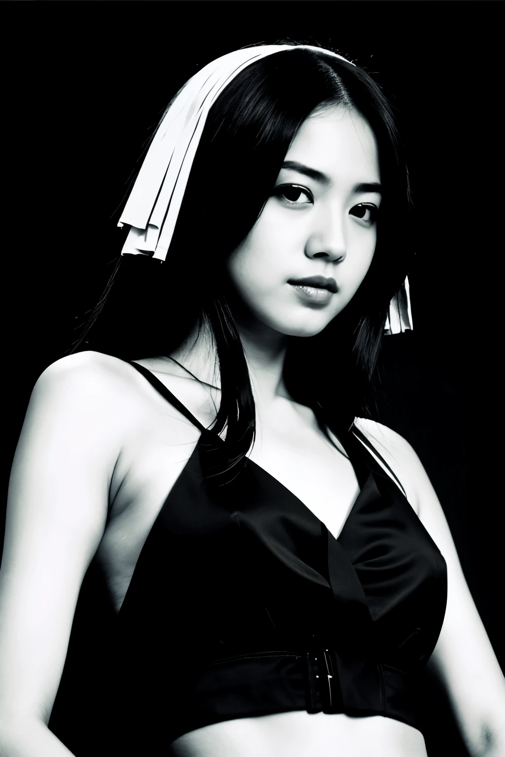 ((best quality)), ((masterpiece)), (detailed), Yatagarasu, black colour, full black background