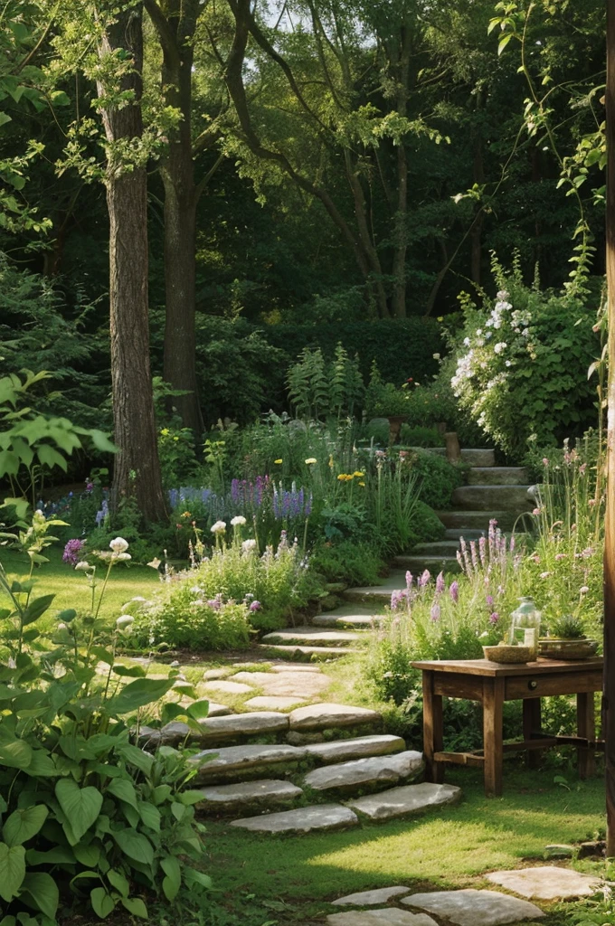 "Explore the soothing power of nature with herbal remedies. Write a story about a character who discovers a hidden garden filled with magical herbs, each with its own unique healing properties