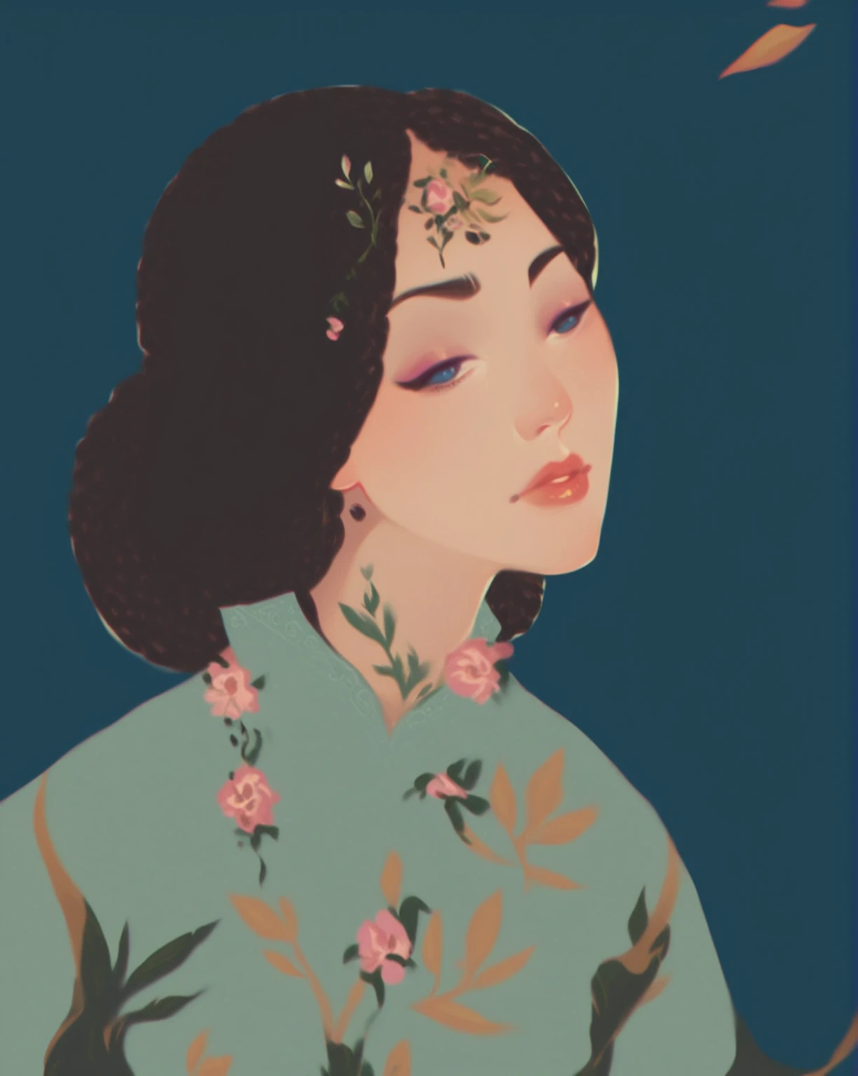 score_9, score_8_up, score_7_up, score_6_up, score_5_up, score_4_up, (Obra de arte, melhor qualidade:1.2), 1 girl, hyper detailed, light skin, realistic, 16k, highres, best quality, award winning, anatomically correct:1.5, painting, focus on hands