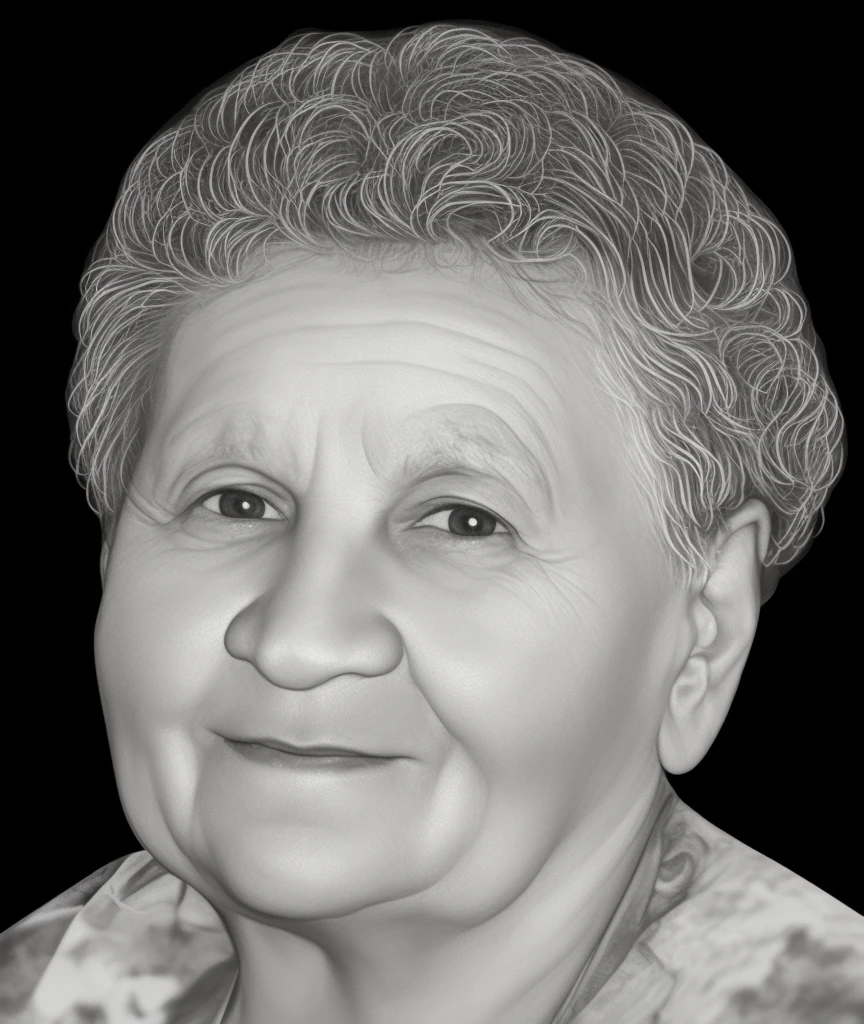 Grandmother&#39;s photo, grandmother 70 years old, pores, detailed glossy eyes, specular lighting, dslr, ultra quality. sharp focus, tack sharp, dof, film grain, Fujifilm XT3, crystal clear, 