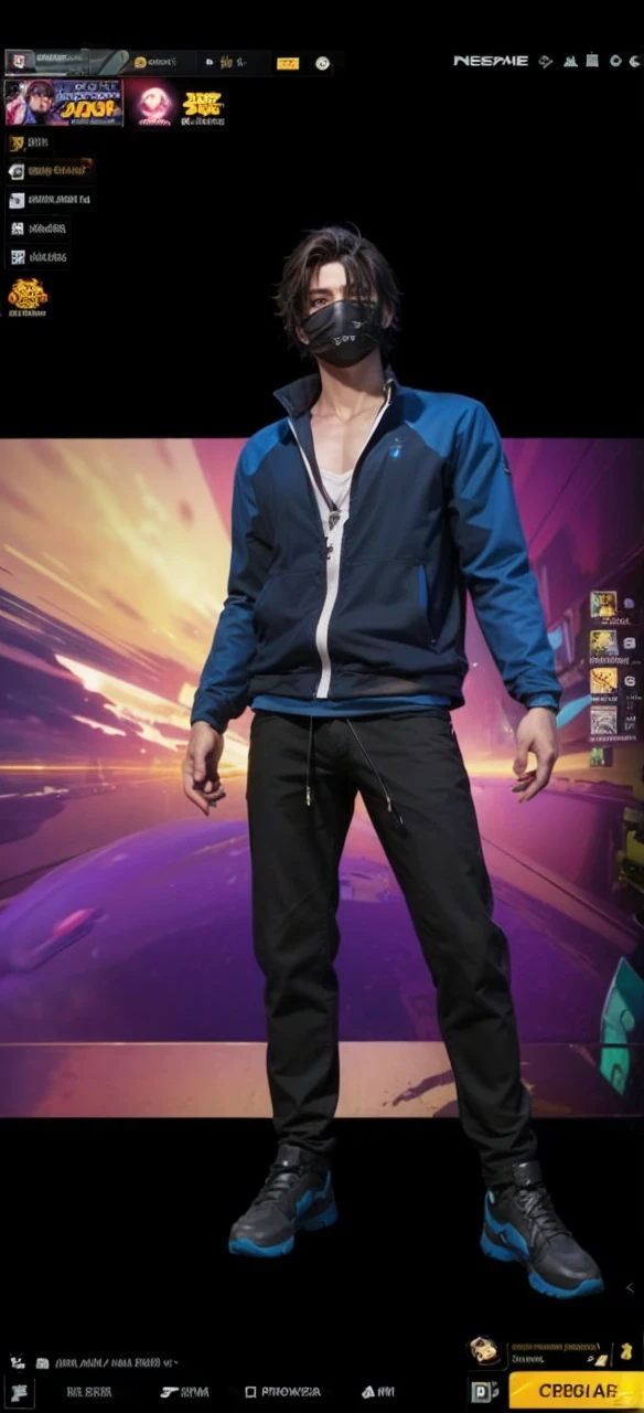 Criar imagem personalizada com base nessa imagem, holding a gun in his hand super detailed and 4k anime version